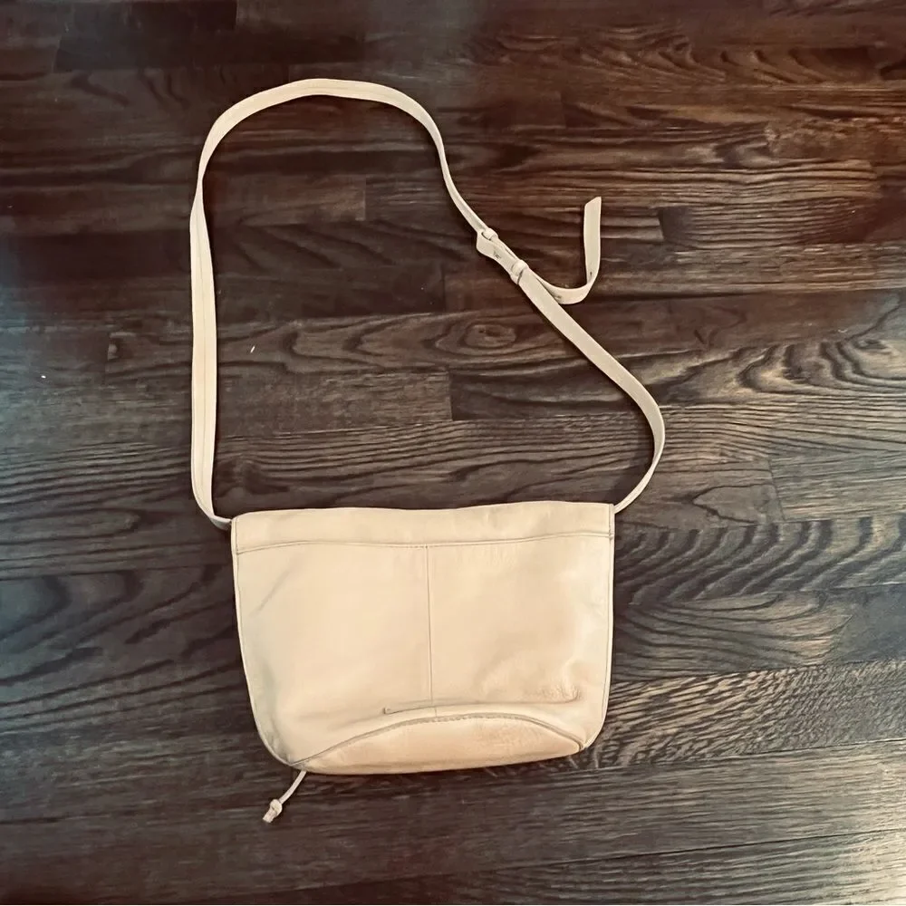 Lucky Brand Light Tan Leather Crossbody Bag - Picture 7 of 13